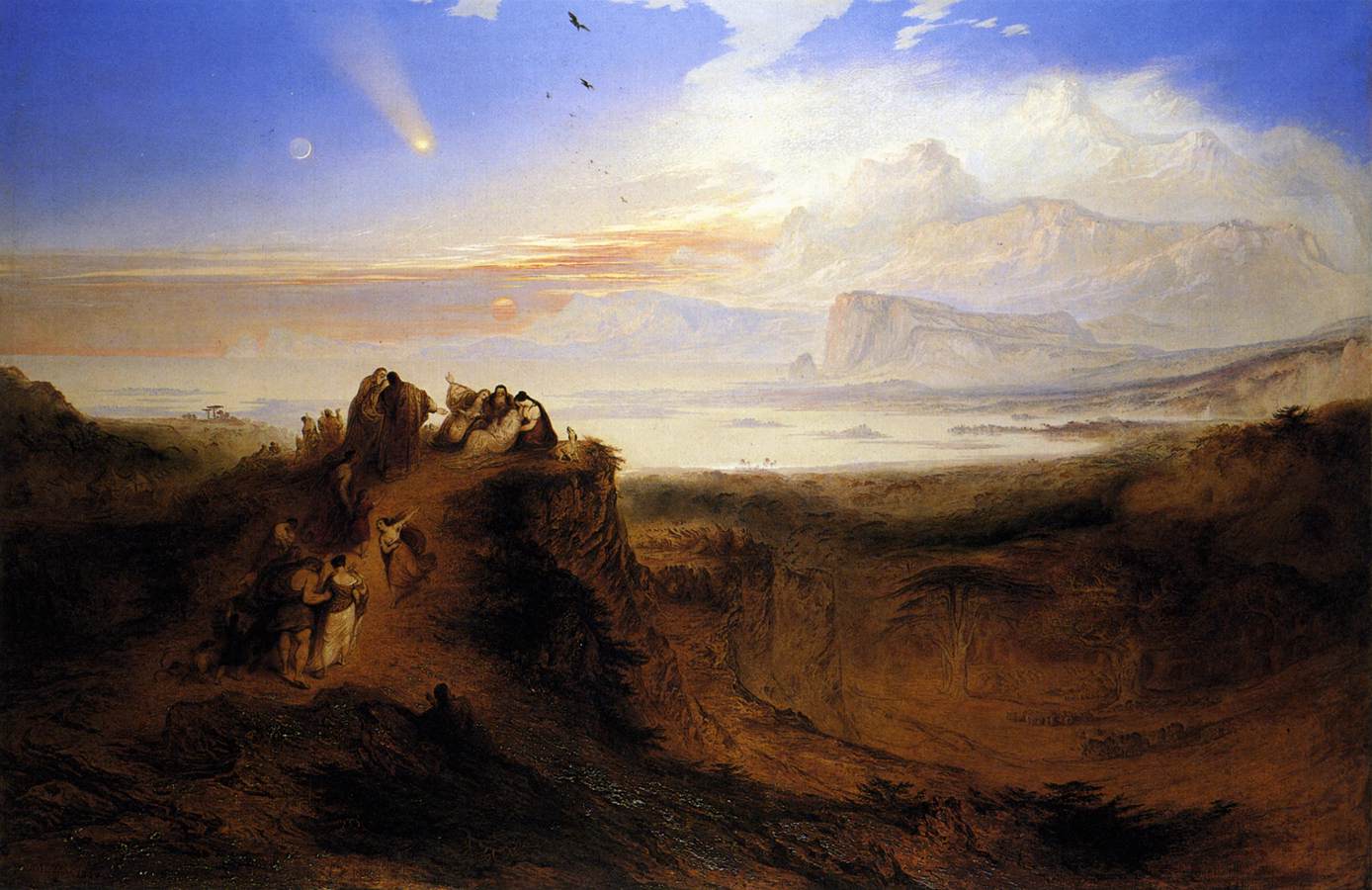 The Eve of the Deluge 1840 Oil on canvas, 143 x 218 cm Royal Collection, Windsor Courtesy of the Web Gallery of Art